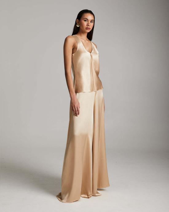  VOZ 스트레이트 팬츠 Voz 실크 팔라조 팬츠 멀티 - OTHER BRANDS