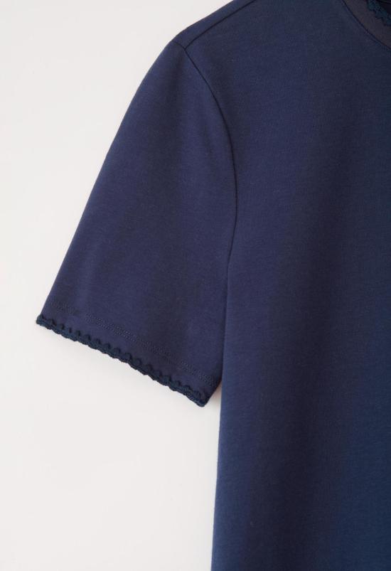  Cartolina 반팔 티셔츠 카톨리나 딜런 크루넥 티셔츠 미드나잇 블루 - OTHER BRANDS