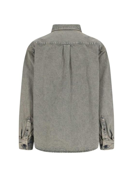  칼하트 데님 자켓 카하트 티건 데님 셔츠 재킷 그레이 - CARHARTT