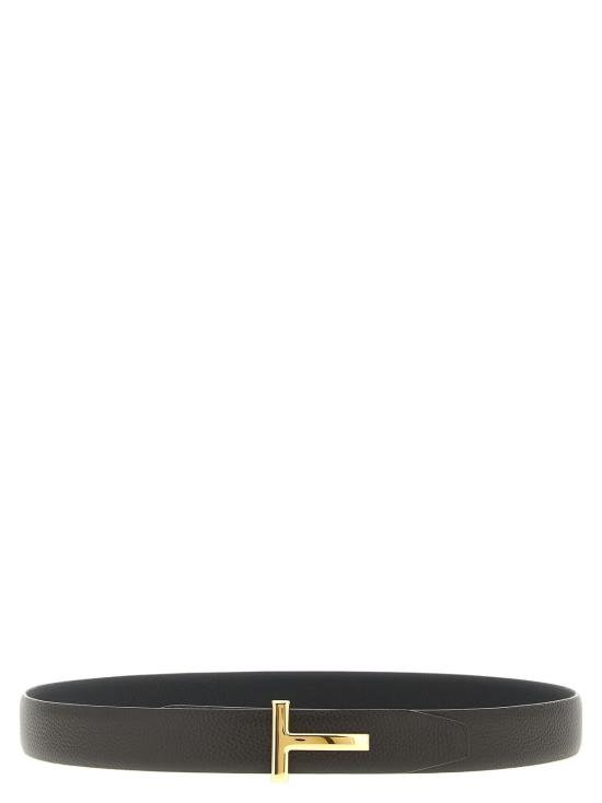  톰포드 가죽 벨트 톰 포드 해머드 리버서블  멀티컬러