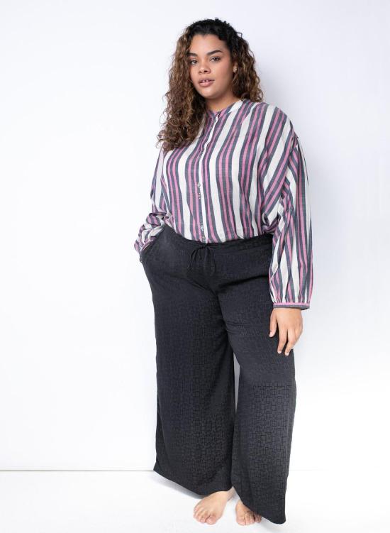  시크 콜렉티브 스트레이트 팬츠 Seek Collective 드로스트링 팬츠 블랙 - SEEK COLLECTIVE