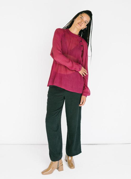  시크 콜렉티브 스트레이트 팬츠 Seek Collective 드로스트링 팬츠 블랙 - SEEK COLLECTIVE