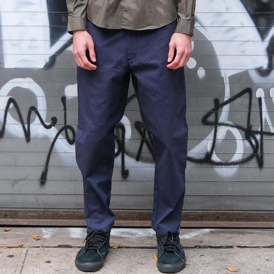  스티븐 알란 스트레이트 팬츠 스티븐 앨런 댄버 팬츠 롱 네이비 - STEVEN ALAN