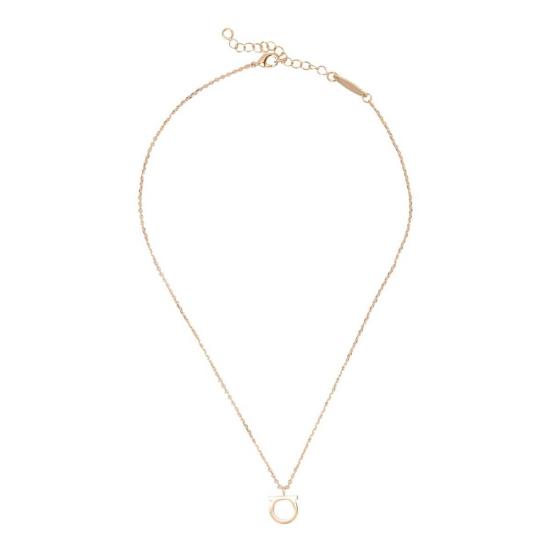  살바토레 페라가모 목걸이/팬던트 페라가모 간치니 골드 목걸이