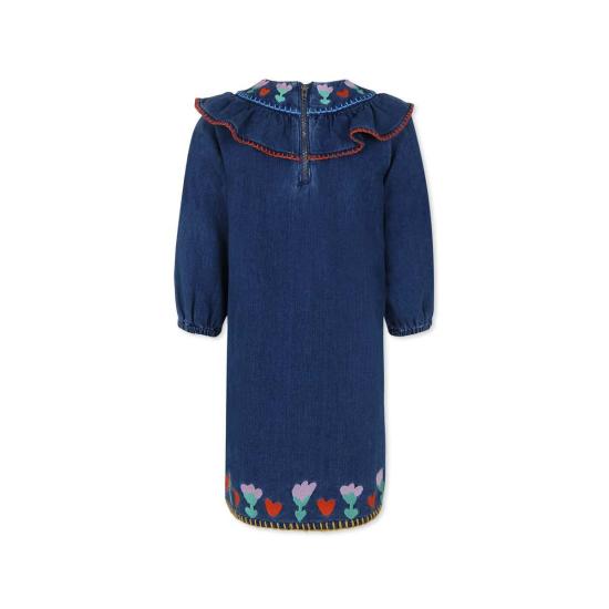  [키즈] 스텔라 맥카트니 원피스 스텔라 매카트니 아동용 꽃무늬 블루 데님 드레스 - STELLA MCCARTNEY