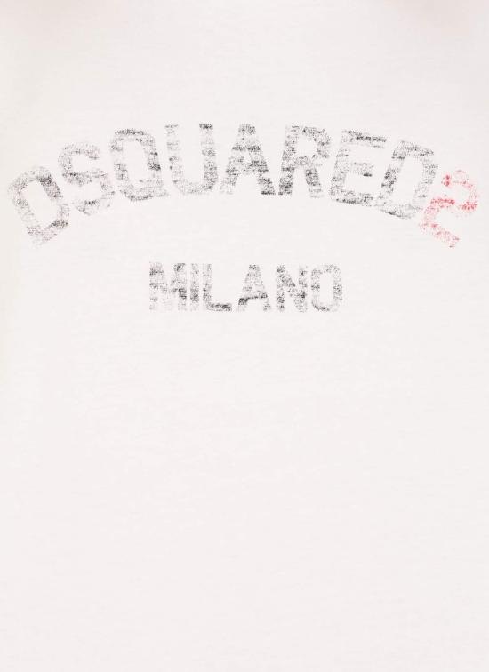  디스퀘어드2 반팔 티셔츠 Dsquared2 티셔츠 화이트 - DSQUARED2