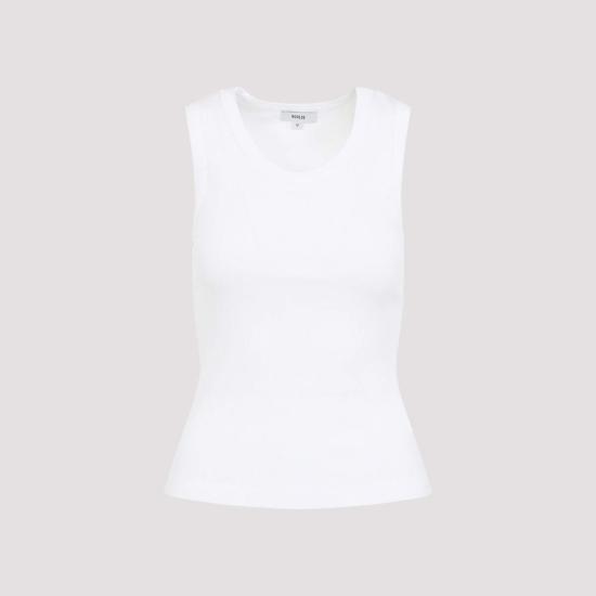  에이골디 민소매 티셔츠 아골드 포피 탱크탑 화이트 - AGOLDE