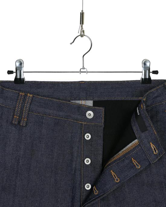  패브릭스 치노 팬츠 원단 인디고 일본산 셀비지 유틸리티  인디고 - FAVRICS