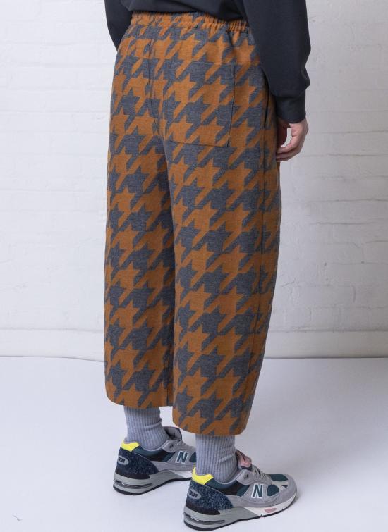  그레이 스트레이트 팬츠 . 오베이트 배기 팬츠 야로우 투톤 체크 - GREI