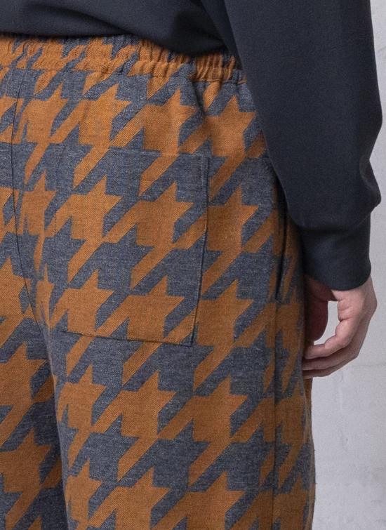  그레이 스트레이트 팬츠 . 오베이트 배기 팬츠 야로우 투톤 체크 - GREI