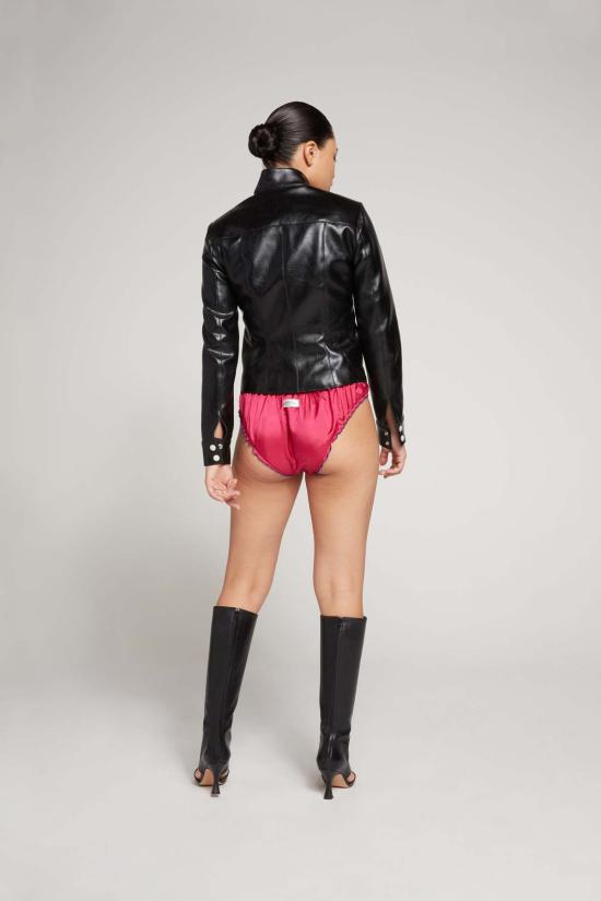  OLIVIA LATINOVICH 숏팬츠 올리비아 라티노비치 실크 블룸머 마젠타 - OTHER BRANDS