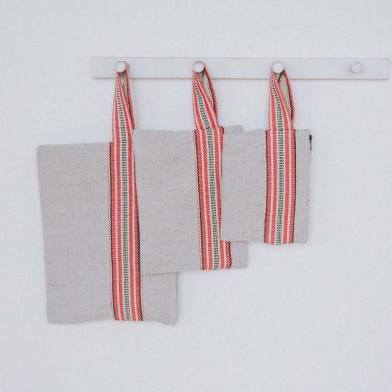  My Store 가죽소품 마이스토어 벨빌 밴딩 파우치 블랙/레드/그린 - OTHER BRANDS