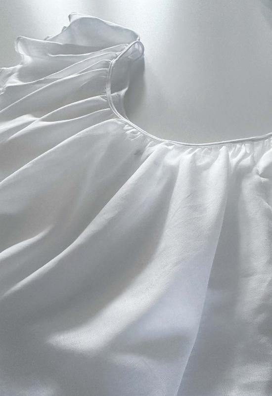  루 샤르망 블라우스 루프 샤르망 스윙탑 화이트 - LOUP CHARMANT