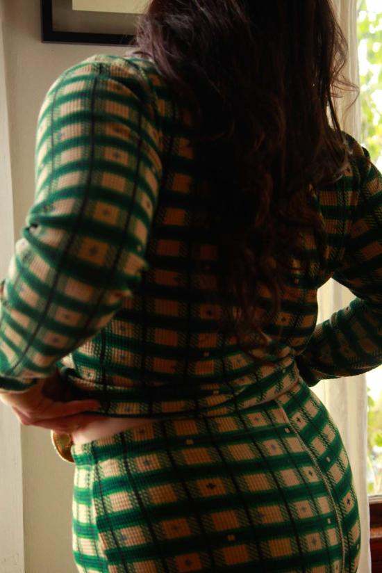  Noble 라운지 웨어 노블 와플 바텀 체크 - NOBLE