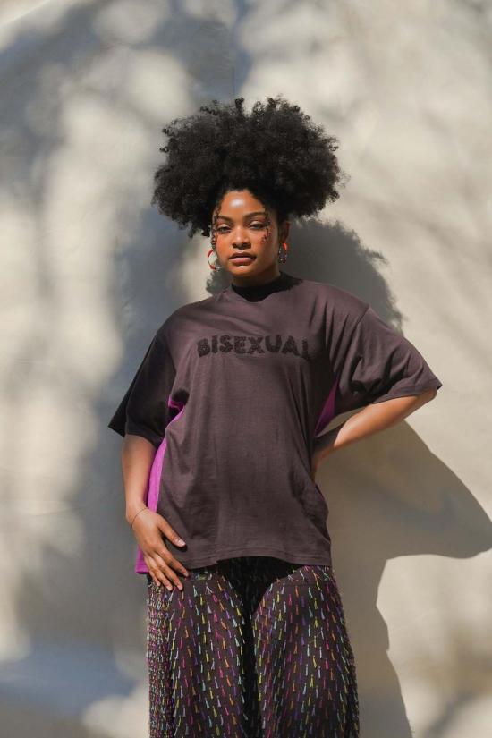  Abacaxi 반팔 티셔츠 아바카시 바이섹슈얼 티셔츠 버터/핑크 - OTHER BRANDS