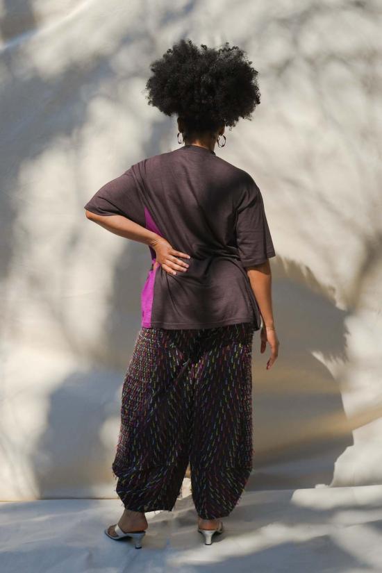  Abacaxi 반팔 티셔츠 아바카시 바이섹슈얼 티셔츠 버터/핑크 - OTHER BRANDS