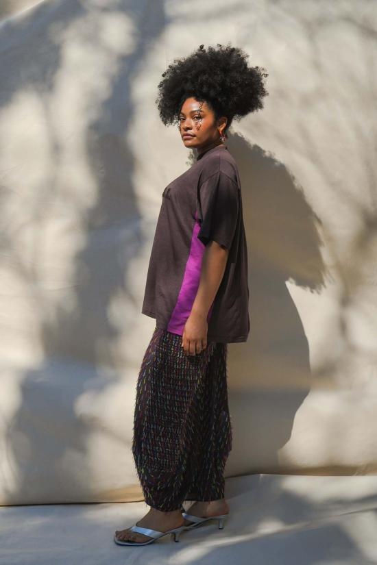  Abacaxi 반팔 티셔츠 아바카시 바이섹슈얼 티셔츠 버터/핑크 - OTHER BRANDS