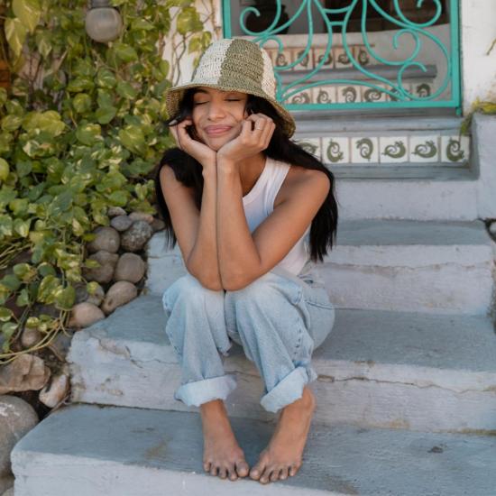  민가 모자 밍가 여름 버킷햇 - MINGA