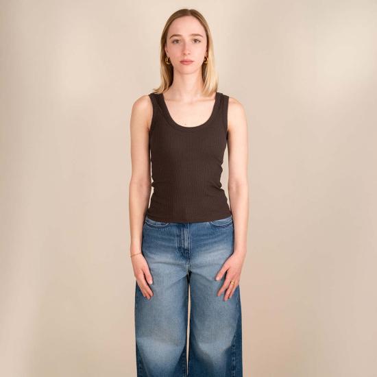  텔라 민소매 티셔츠 소피아 탱크 - TELA