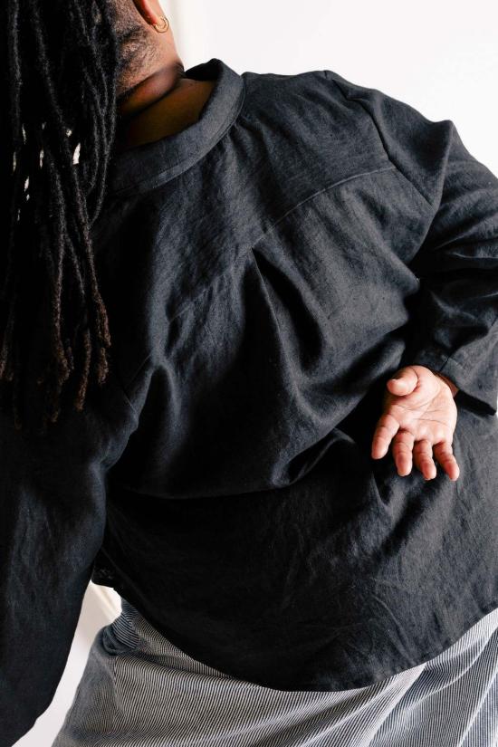  Pamut Apparel USA 셔츠 Pamut Apparel Usa 셀린느 리넨 셔츠 - PAMUT APPAREL