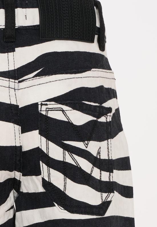  [키즈] 마크제이콥스 트레이닝/조거 팬츠 마크 제이콥스 아동용 얼룩말 무늬 바지 (블랙) - MARC JACOBS