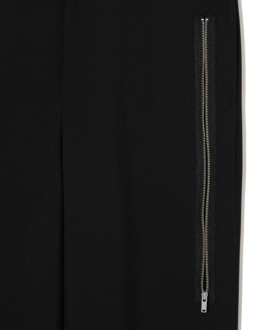  언더커버 스트레이트 팬츠 UC1 C4508 지퍼 팬츠 블랙 - UNDERCOVER