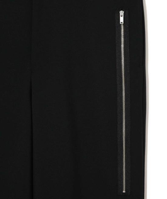  언더커버 스트레이트 팬츠 UC1 C4508 지퍼 팬츠 블랙 - UNDERCOVER