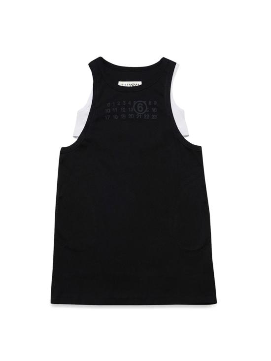  [키즈] MM6 메종마르지엘라 티셔츠 키즈 Mm6 메종 마르지엘라 Mm6d98u  블랙