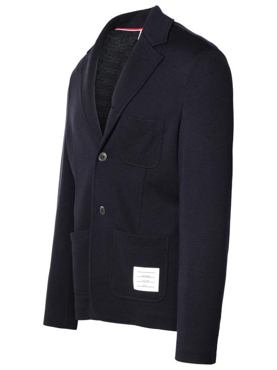  톰브라운 수트 자켓 톰 브라운 버진 울 블레이저 네이비 - THOM BROWNE