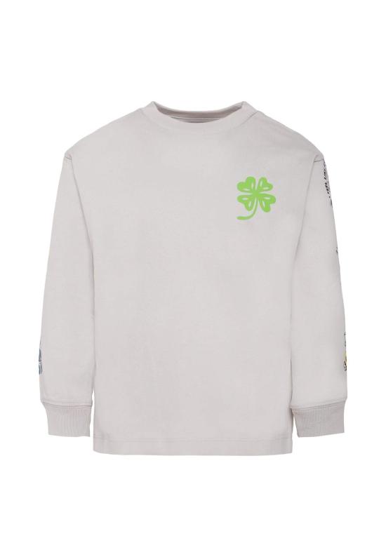  [키즈] 몰로 트레이닝 상의 그레이 티셔츠 (디자인 포함)