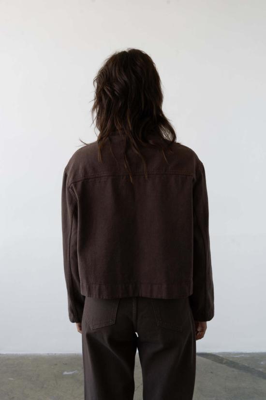  Waltz 데님 자켓 왈츠 크롭 재킷 에스프레소 - OTHER BRANDS