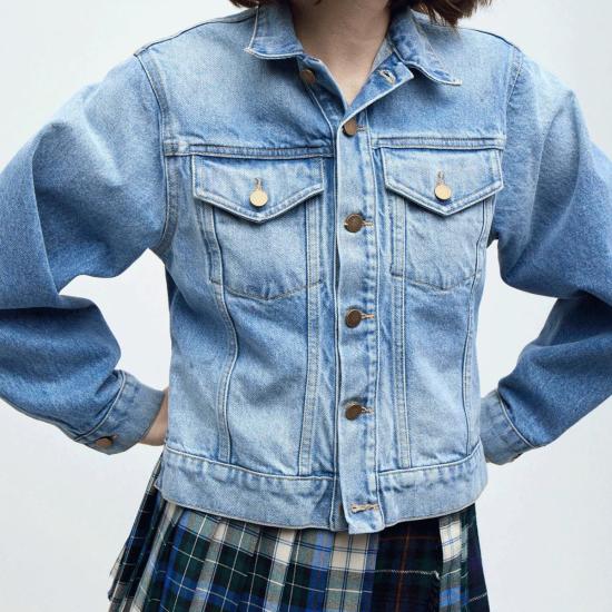  Rentrayage 데님 자켓 렌트레이지 실버레이크 데님 재킷 라이트 블루 - OTHER BRANDS
