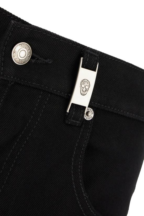  알렉산더 맥퀸 데님 팬츠 데님 진 블랙 - ALEXANDER MCQUEEN