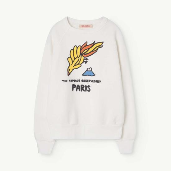  [키즈] 더 애니멀스 옵저버토리 풀오버 어린이용 동물 관측소 상어 아동용 스웨트셔츠 (흰색) - THE ANIMALS OBSERVATORY