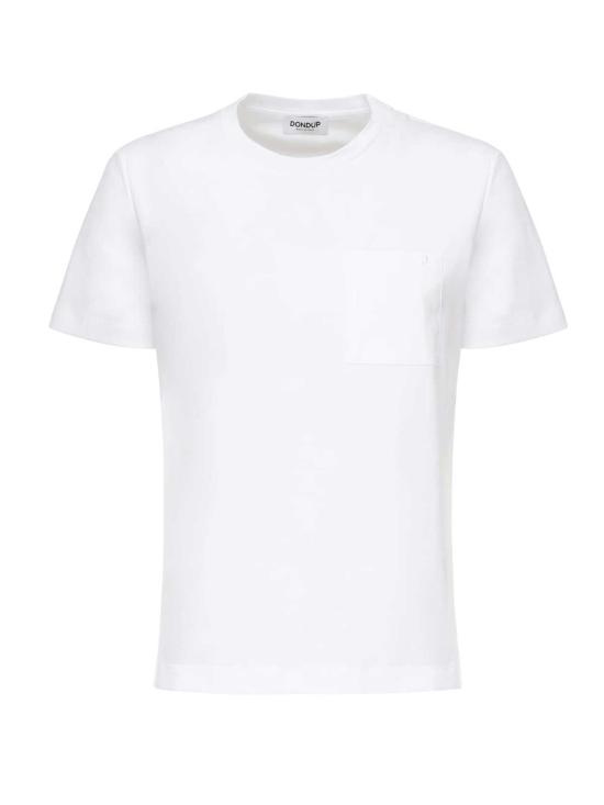  돈답 반팔 티셔츠 돈덥 코튼 저지 티셔츠 (로고 포함) 화이트
