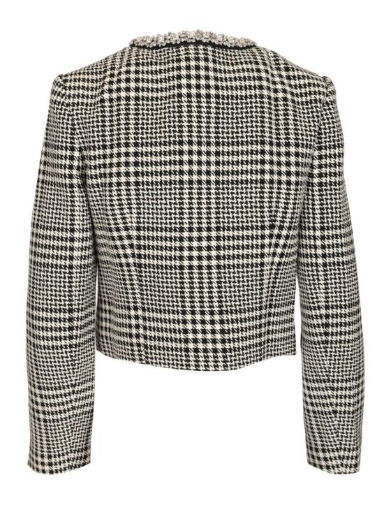  셀프 포트레이트 자켓 울 하운드투스 테일러드 재킷 멀티컬러 - SELF PORTRAIT