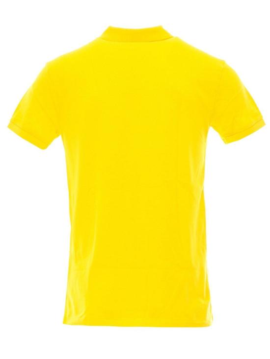  랄프 로렌 반팔 티셔츠 로고 자수 폴로 셔츠 (노란색) - RALPH LAUREN