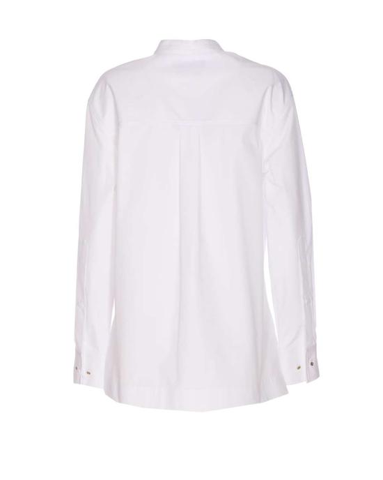 구찌 셔츠 코튼 포플린 자수 셔츠 화이트 - GUCCI