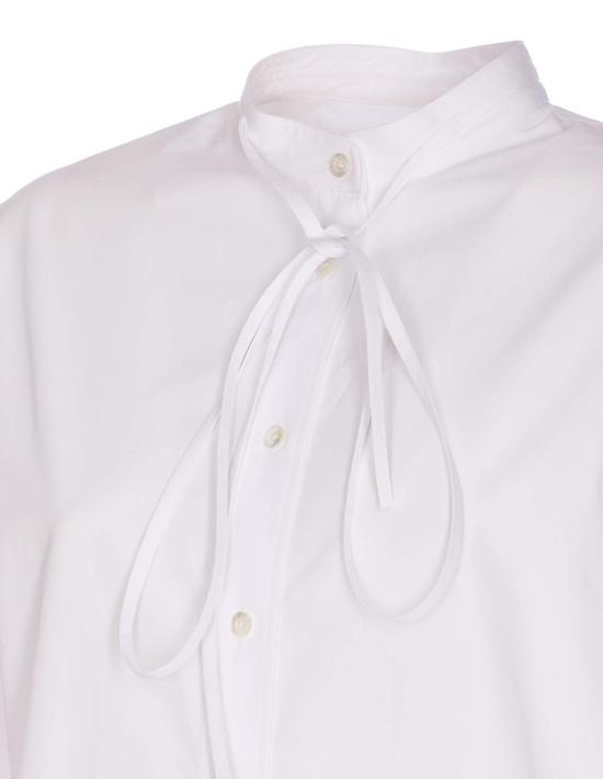  구찌 셔츠 코튼 포플린 자수 셔츠 화이트 - GUCCI