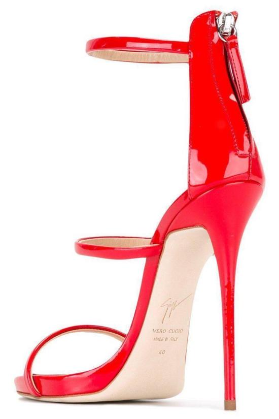  쥬세페자노티 샌들 Giuseppe Zanotti Harmony 120mm 쓰리 스트랩  Fiamma - GIUSEPPE ZANOTTI