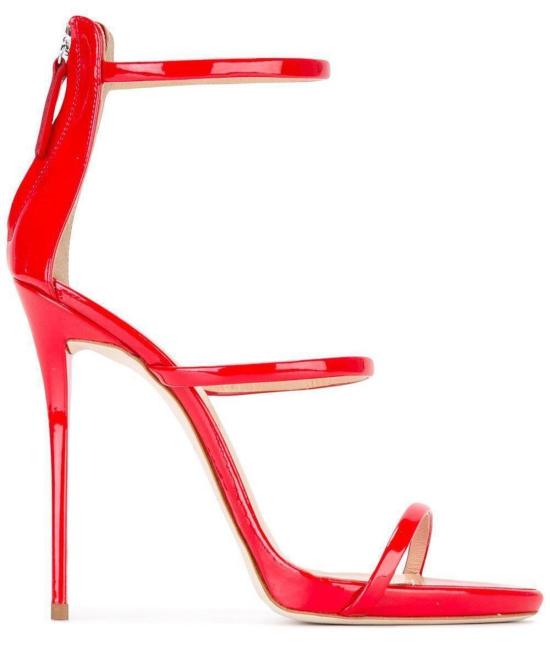  쥬세페자노티 샌들 Giuseppe Zanotti Harmony 120mm 쓰리 스트랩  Fiamma - GIUSEPPE ZANOTTI
