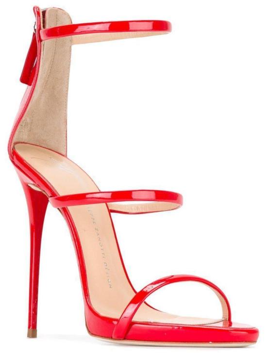  쥬세페자노티 샌들 Giuseppe Zanotti Harmony 120mm 쓰리 스트랩  Fiamma - GIUSEPPE ZANOTTI