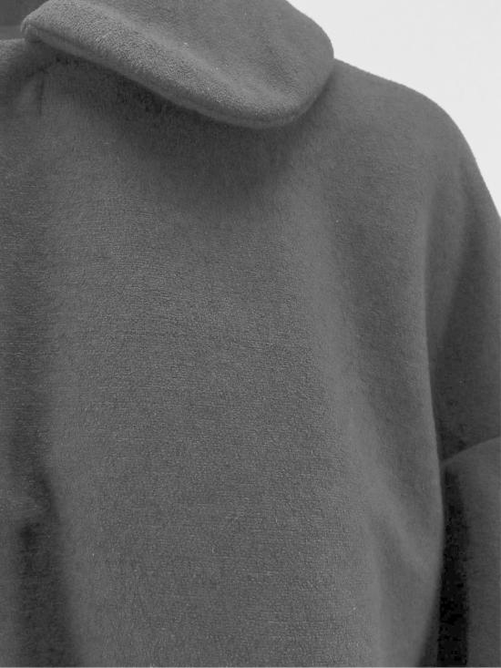  꼼데가르송 코트 벌룬 소매 플레이  블랙 - COMME DES GARCONS