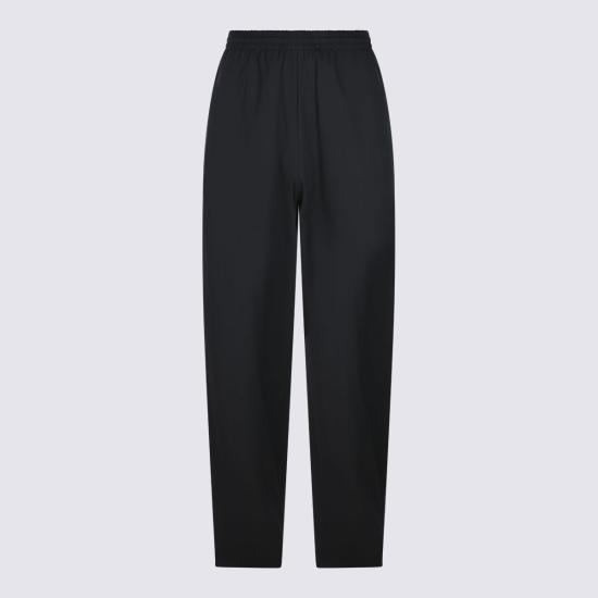  발렌시아가 스트레이트 팬츠 울  블랙