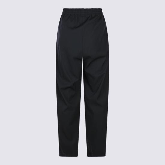  발렌시아가 스트레이트 팬츠 울  블랙 - BALENCIAGA