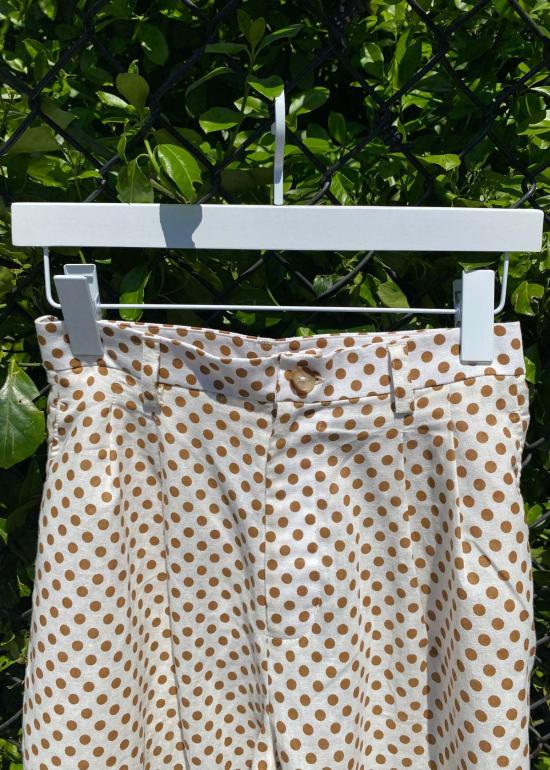  Nary 스트레이트 팬츠 네리 하이웨이스트 와이드 레그 팬츠 크림색 - OTHER BRANDS