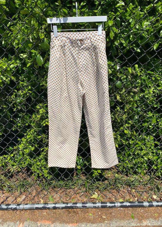  Nary 스트레이트 팬츠 네리 하이웨이스트 와이드 레그 팬츠 크림색 - OTHER BRANDS