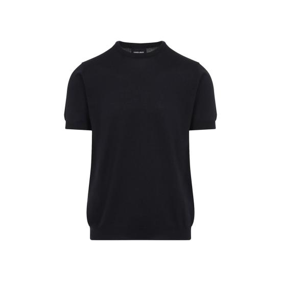  조르지오 아르마니 스웨터 실크 풀오버  Ubwf 나이트 스카이 - GIORGIO ARMANI