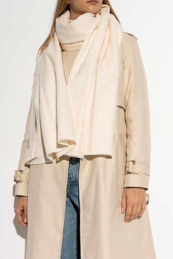  토템 머플러/스카프 로고 스카프 화이트 - TOTEME