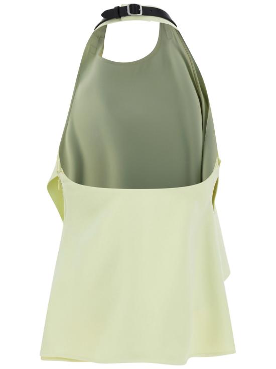  질샌더 블라우스 질 샌더 탑 라임 워시 - JIL SANDER